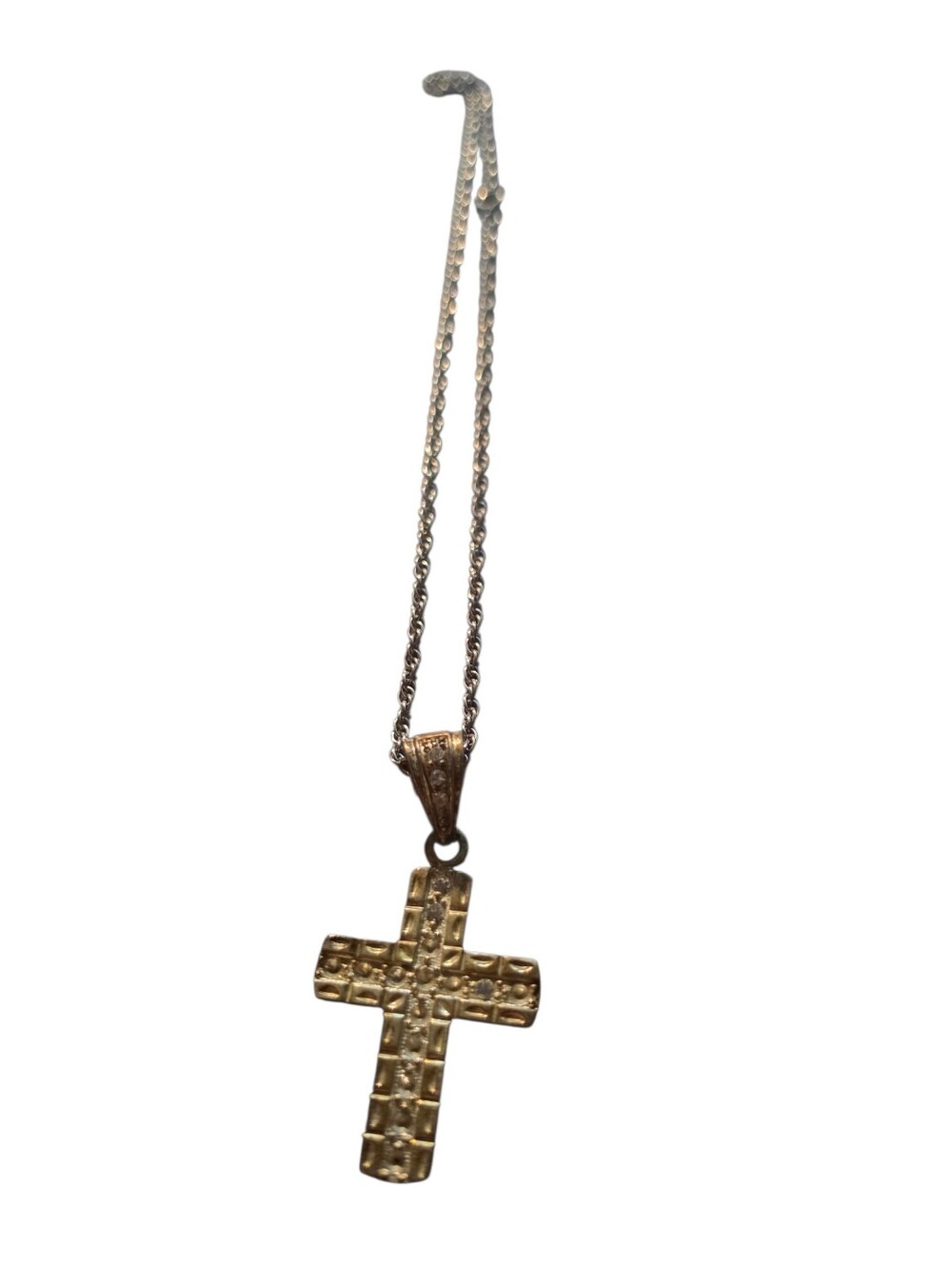 10/1/19. Cross Pendant Necklace - Unbranded